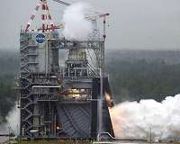 NASA completes crucial test of moon rocket's propulsion system