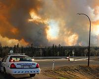 Fire-damaged Canadian municipality lent a hand