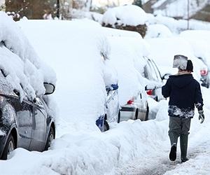 Heavy snow hits airports and roads across Europe