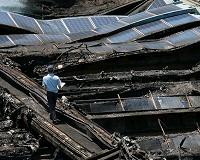 Solar panels blaze at water park in Taiwan heatwave