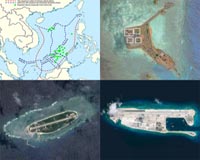 Two U.S. ships sail near disputed island in South China Sea