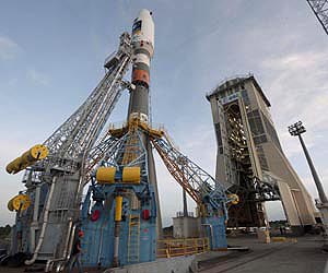 Soyuz' second mission from French Guiana is readied at the Spaceport