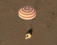 Space Station Crew Returns to Earth, Lands Safely in Kazakhstan