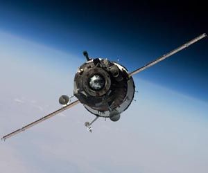 Spaceship 'Gagarin' docks with ISS