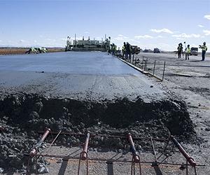Concrete Phase Of Runway Begins At Spaceport America