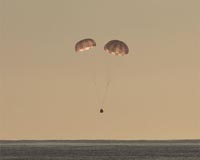 SpaceX's Dragon cargo ship returns to Earth