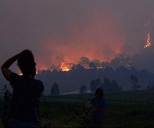 Dozens of bushfires flare in Australia