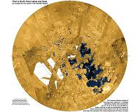 Methane-Filled Canyons Line Titan's Surface