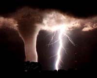 Bush tours tornado-struck areas