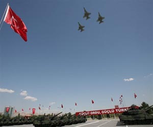 Turkey finds jet downed by Syria in international airspace