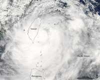 Typhoon Megi leaves trail of damage as it hits Taiwan