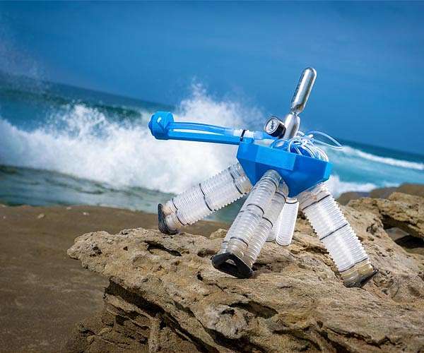 This robot doesn't need any electronics