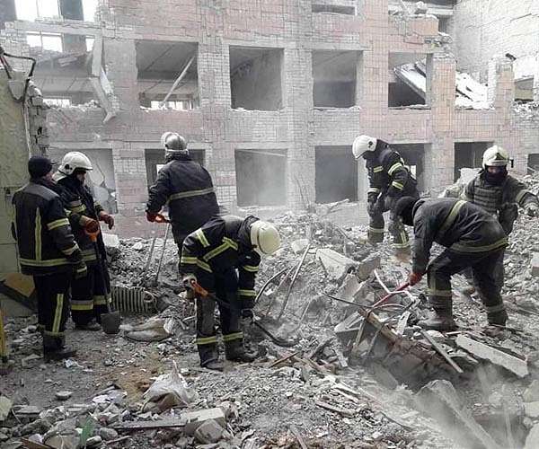 Ukraine says three killed by Russian missile in Kharkiv region