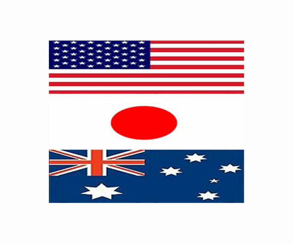 US, Australia and Japan vow to work together against China