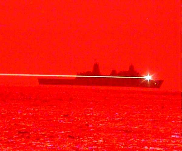 Navy tests autonomous drone as target for laser weapon testing